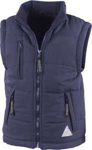 Result R88J - JUNIOR ULTRA PADDED BODYWARMER Granatowy