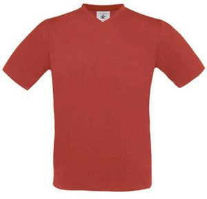 B&C CG153 - T-shirt w szpic Czerwony