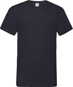 Fruit of the Loom SC22V - Bawełniany T-shirt w szpic (61-066-0) Czarny