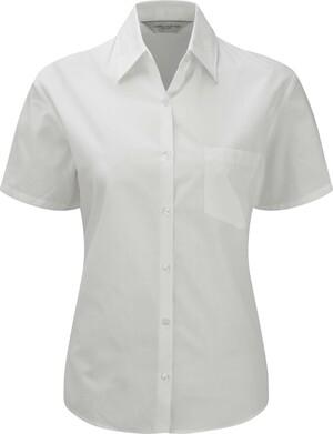 Russell Collection RU937F - Short Sleeve Pure Cotton Easy Care Poplin Shirt