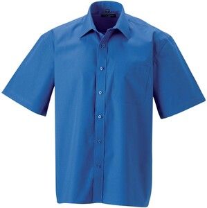 Russell Collection RU937M - Short Sleeve Pure Cotton Easy Care Poplin Shirt