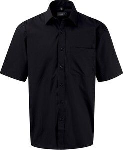 Russell Collection RU937M - Short Sleeve Pure Cotton Easy Care Poplin Shirt