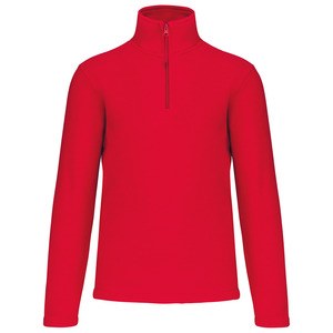 Kariban K912 - ENZO - ZIP NECK MICRO FLEECE TOP Czerwony