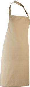 Premier PR150 - 'Colours' Bib Apron Khaki