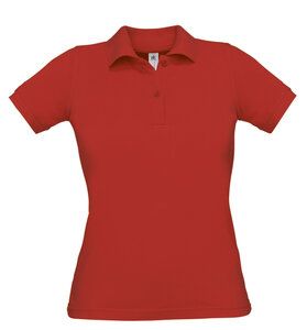 B&C BA370 - Safran damska koszula polo Czerwony