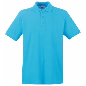 Fruit of the Loom SS255 - Premium Polo Lazurowy