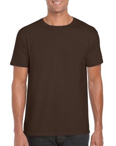 Gildan GD001 - Koszulka z bawełny ring-spun Ciemnoczekoladowy