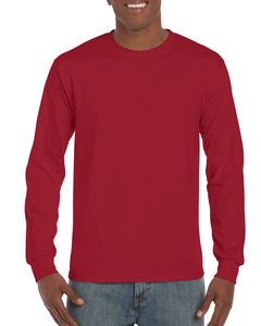 Gildan GD014 - Ultrabawełna, koszula z długim rękawem Kardynałowa czerwień