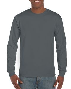Gildan GD014 - Ultrabawełna, koszula z długim rękawem Antracyt