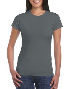 Gildan GD072 - Sofstyle- kobiecy T-shirt z dzianiny Antracyt