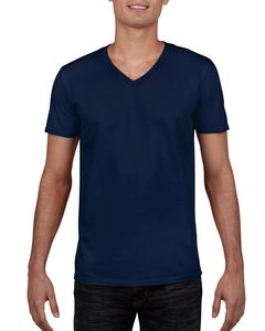Gildan GD010 - Sofstyle T-shirt w szpic Granatowy