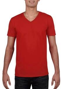Gildan GD010 - Sofstyle T-shirt w szpic Czerwony