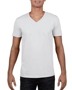 Gildan GD010 - Sofstyle T-shirt w szpic Biały