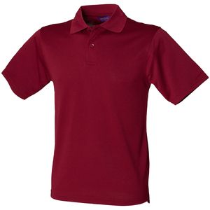 Henbury HB475 - Coolplus®  koszulka polo Burgundowy