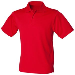 Henbury HB475 - Coolplus®  koszulka polo Klasyczna czerwień