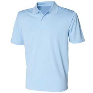 Henbury HB475 - Coolplus®  koszulka polo Jasnoniebieski