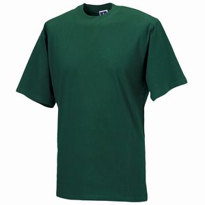 Russell J180M - Super koszulka z bawełny ring-spun Bottle Green