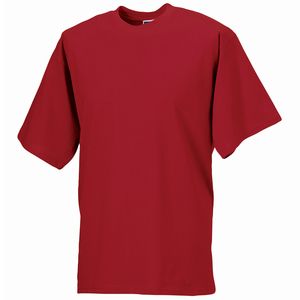 Russell J180M - Super koszulka z bawełny ring-spun Klasyczna czerwień