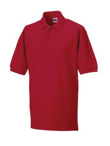 Russell R-569M-0 - Koszula Polo z Piki Klasyczna czerwień