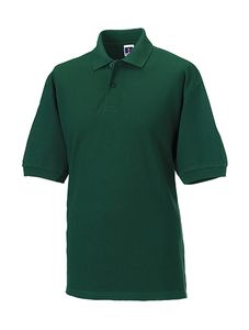 Russell R-569M-0 - Koszula Polo z Piki Butelkowa zieleń