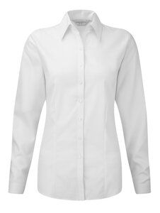 Russell Collection R-962F-0 - Świetnie leżąca koszula LS Biały