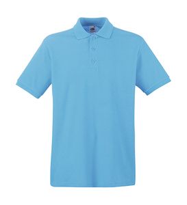 Fruit of the Loom 63-218-0 - Premium Polo Lazurowy