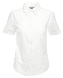 Fruit of the Loom 65-000-0 - Woman Oxford Bluse Biały
