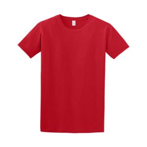 Gildan 64000 - Ring spun T-shirt Czerwony