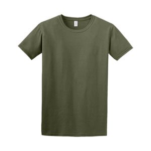 Gildan 64000 - Ring spun T-shirt Militarna zieleń