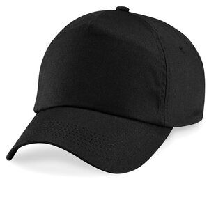 Beechfield B10 - Oryginalna 5-panelowa czapka Czarny