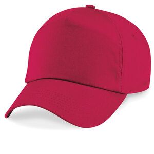 Beechfield B10 - Oryginalna 5-panelowa czapka Klasyczna czerwień
