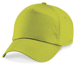Beechfield B10 - Oryginalna 5-panelowa czapka Limonkowa zieleń
