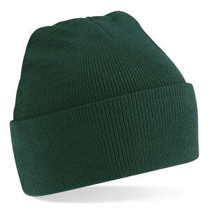Beechfield B45 - Oryginalna czapka beanie Butelkowa zieleń