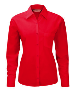 Russell J934F - Koszula z polibawełny, łatwa w pielęgnacji Klasyczna czerwień