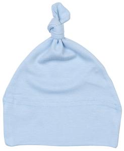 Babybugz BZ015 - Baby one-knot hat Przykurzony niebieski