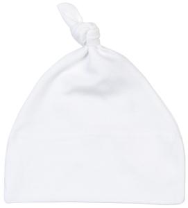 Babybugz BZ015 - Baby one-knot hat Biały