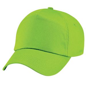 Beechfield BC10B - Junior czapka 5 panelowa Limonkowa zieleń