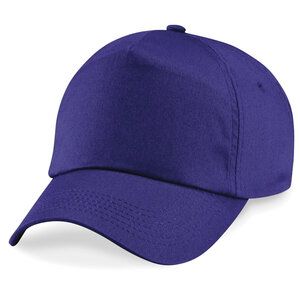 Beechfield BC010 - Oryginalna czapka pięciopanelowa Fioletowy
