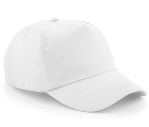 Beechfield BC010 - Oryginalna czapka pięciopanelowa Biały