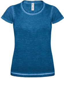 B&C DNM CGTWD71 - T-SHIRT DNM PLUG IN WOMEN Blue Clash