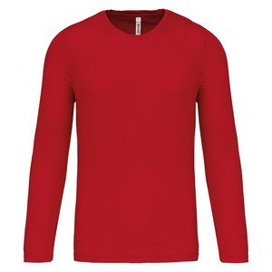ProAct PA443 - Men's Long Sleeve Sports T-Shirt Czerwony
