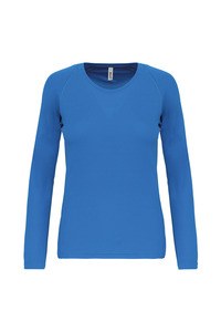 ProAct PA444 - LADIES' LONG SLEEVE SPORTS T-SHIRT Aqua