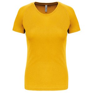 ProAct PA439 - LADIES' SHORT SLEEVE SPORTS T-SHIRT Prawdziwa żółć