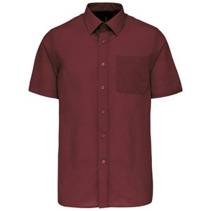 Kariban K551 - ACE - MEN'S SHORT SLEEVE EASY CARE POLYCOTTON POPLIN SHIRT Wino