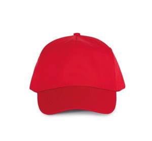 K-up KP034 - FIRST - 5 PANEL CAP Czerwony