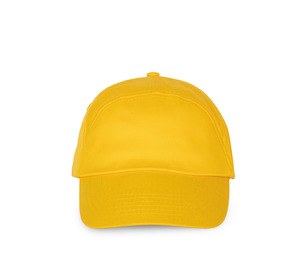 K-up KP013 - BAHIA - 7 PANEL CAP Żółty
