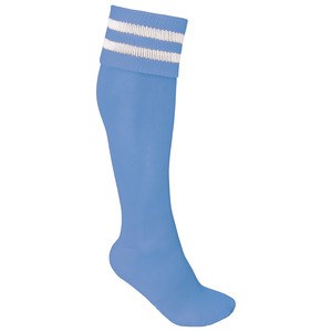 ProAct PA015 - STRIPED SPORTS SOCKS Sportowy błękit/ biały