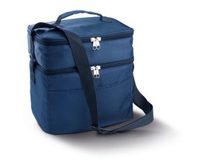 Kimood KI0317 - DOUBLE COMPARTMENT COOLER BAG Granatowy