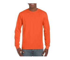 Gildan GI2400 - Ultra bawełniana koszulka z  długim rękawem Pomarańczowy