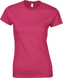 Gildan GI6400L - Delikatny styl . Kobiecy T-shirt Słodki róż